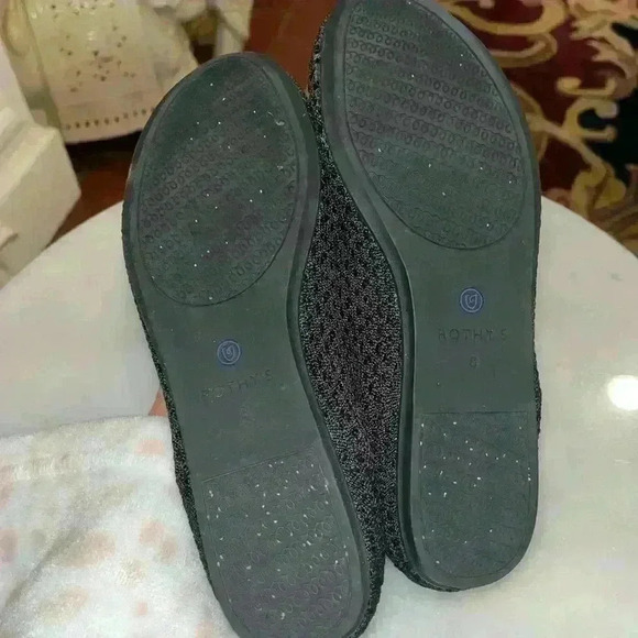 Rothy’s Flats Black Honeycomb Round Toe - Retired sz 8 - Picture 6 of 8